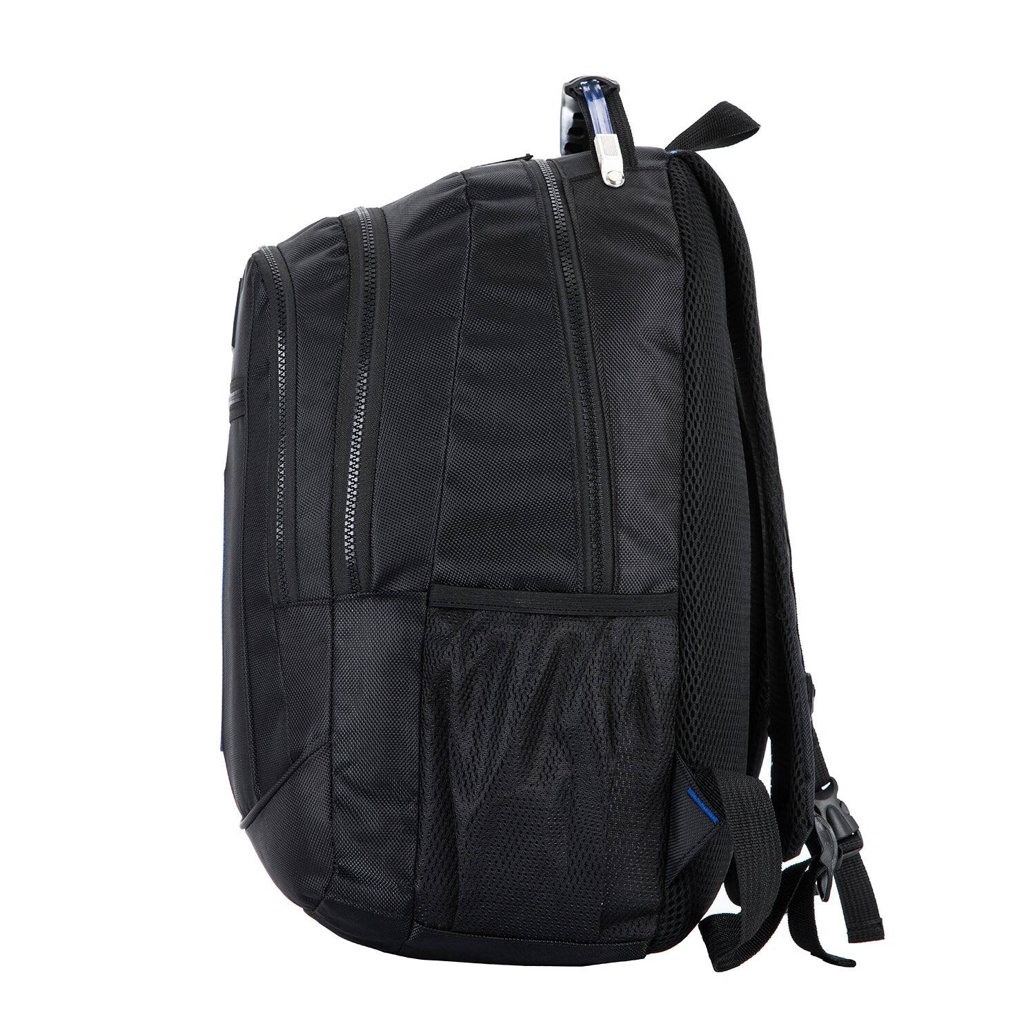 Left. InUSA - ROADSTER Executive Backpack for Laptops up to 15.6''-Inches - BLACK.