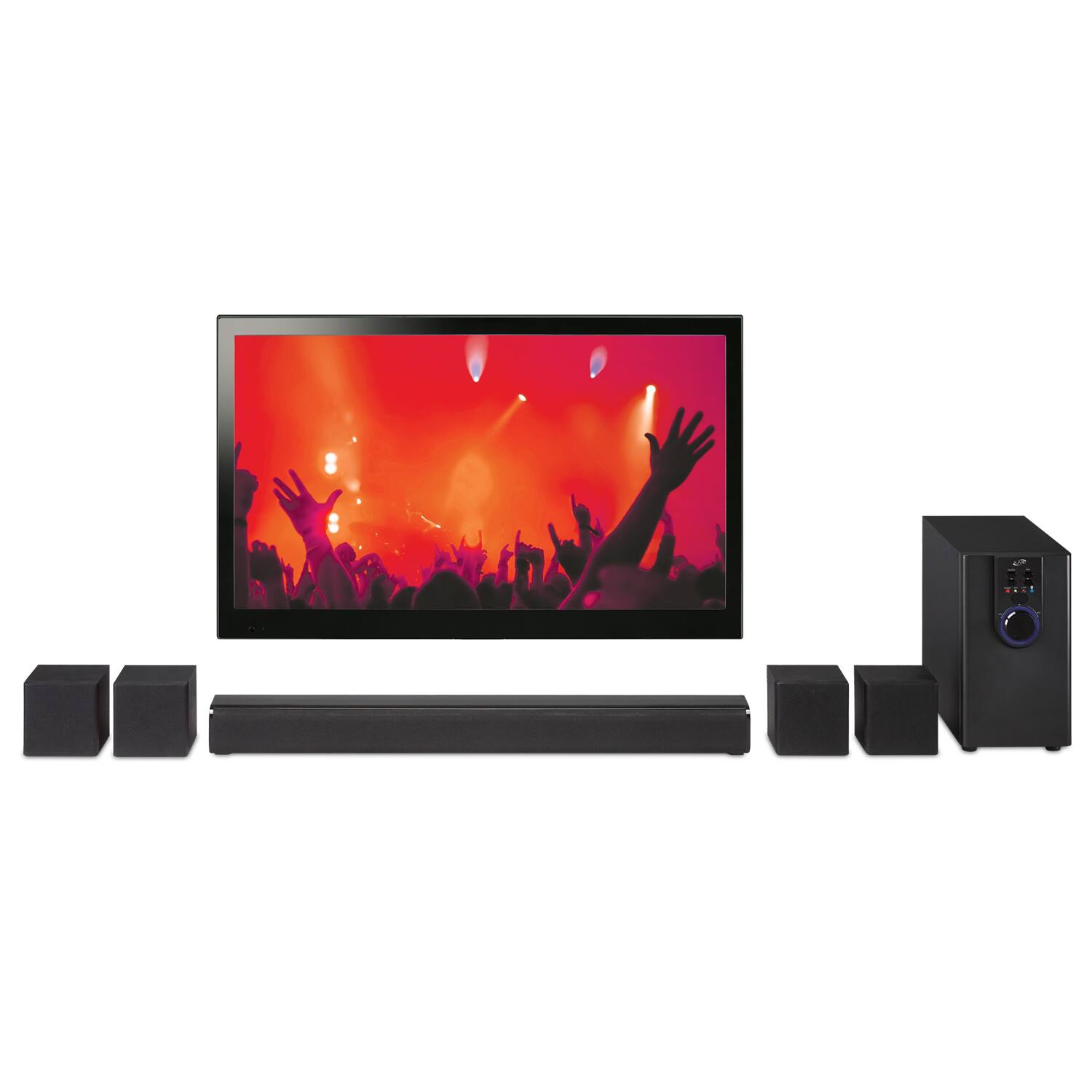 Alt View 1. iLive - iLive 5.1-Channel Home Theater System with Bluetooth, IHTB142B.