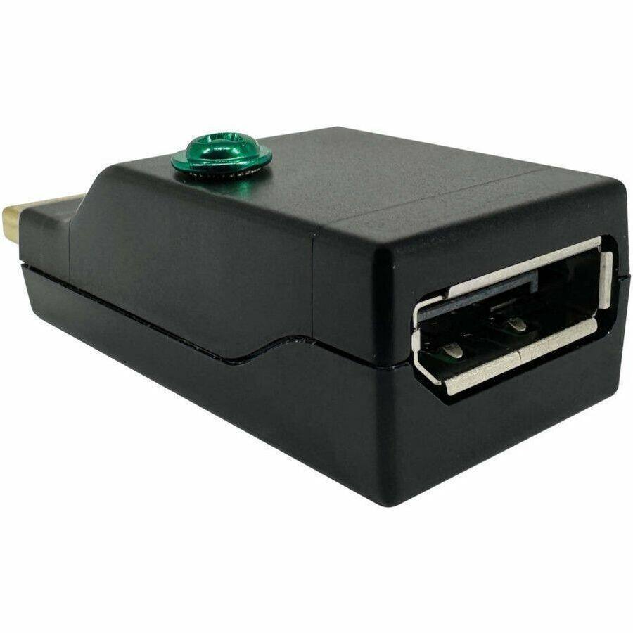 Alt View 1. Tripp Lite - Tripp Lite series In-Line DisplayPort Surge Protector - 4K 60 Hz, HDCP, IEC Compliant, TAA - A/V Equipment, Digital - Black.