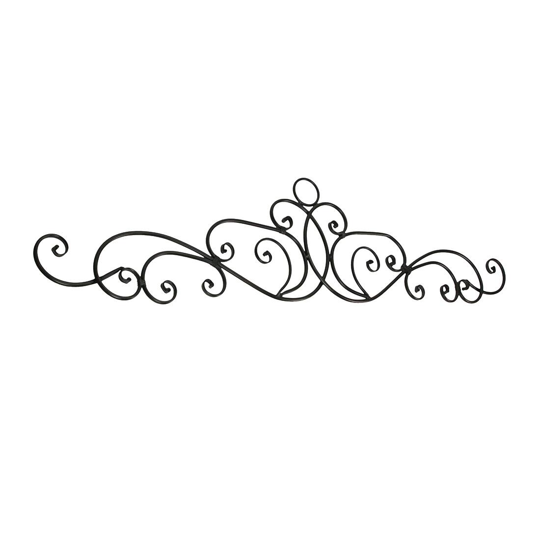 Alt View 1. Distinctive Designs - Antique Bronze Metal Elegant Scrolls Wall Pediment Set of 2 - Bronze.