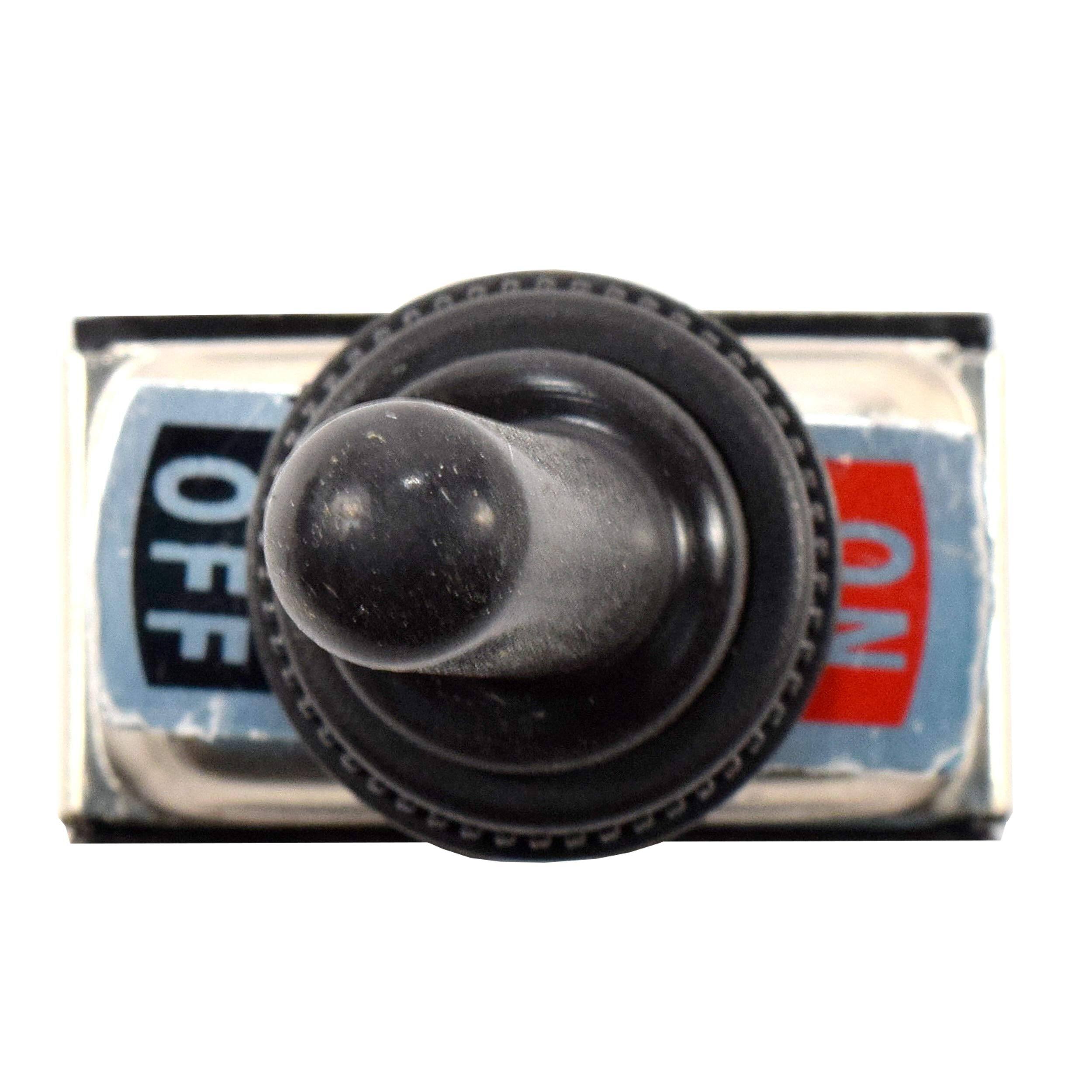 Back. HQRP - 4-Pin ON-OFF Toggle Switch Replacement 2 HP 125-277 V 20/15 A for MK Diamond 154310 MK-100/MK-101 - black.