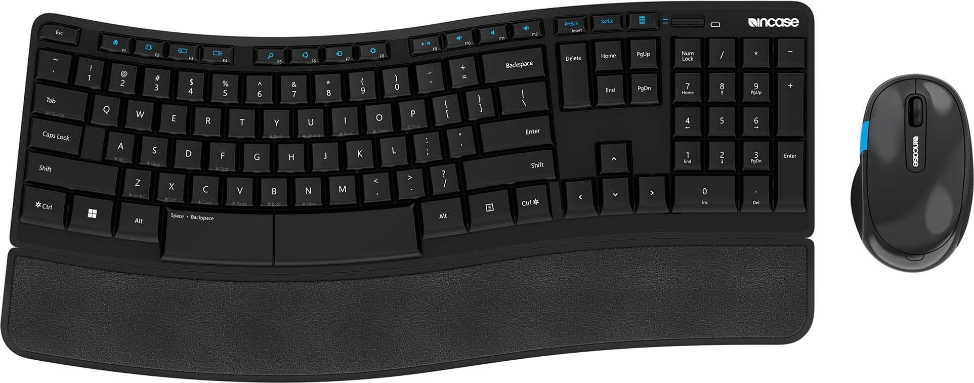 Incase - Sculpt Comfort Desktop EN Layout Designed by Microsoft - Black - Front_Zoom