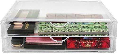 Alt View 2. Sorbus - Sorbus 2 Clear LargeAcrylic Drawers - for Organizing Make up, Nail Polish, Hair Accessories, and Beauty Supplies - Clear.