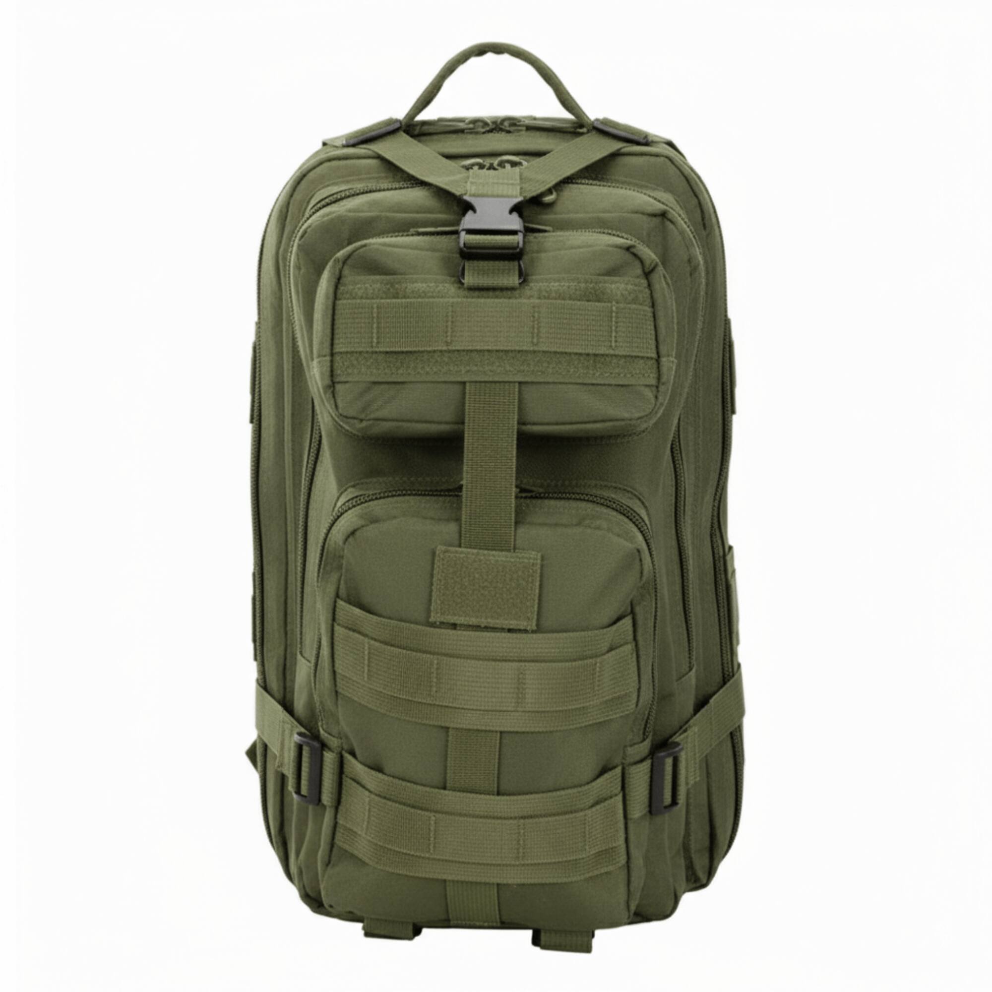 Alt View 1. XGear Tactical - Small 30L Tactical Backpack Survival Bag - Army Green.