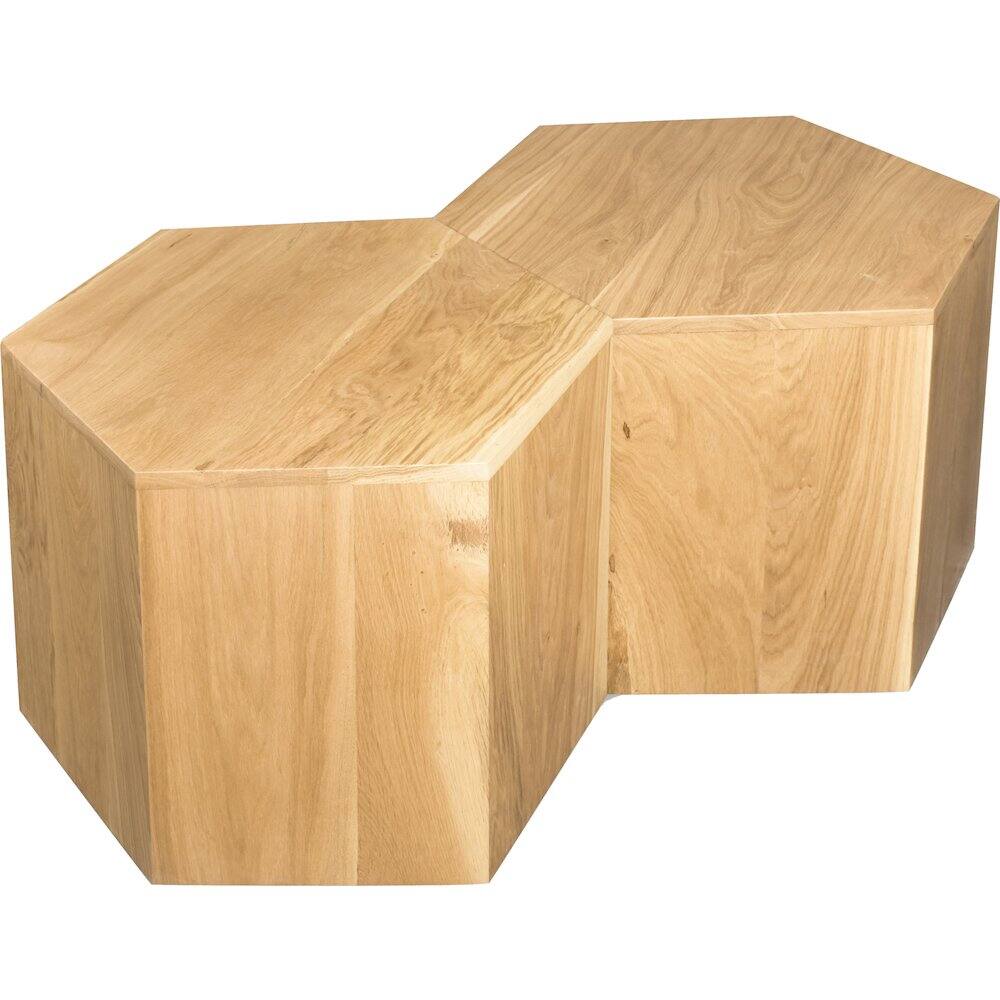 Alt View 2. Meridian Furniture - Eternal Natural Coffee Table - Brown.