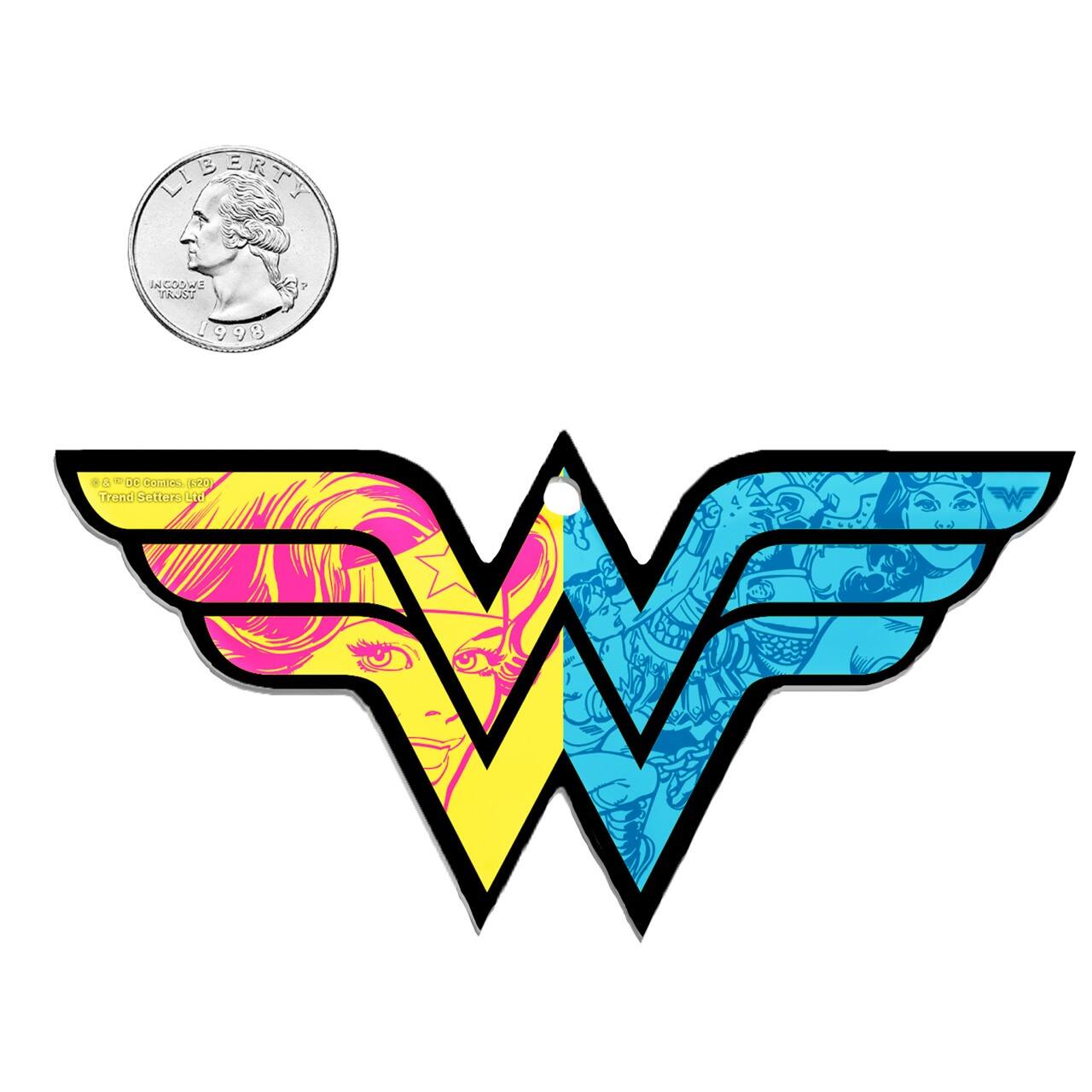 LIBERTY  
IN GOD WE TRUST  
1998  

DC Comics, Inc.  
Trend Setters Ltd