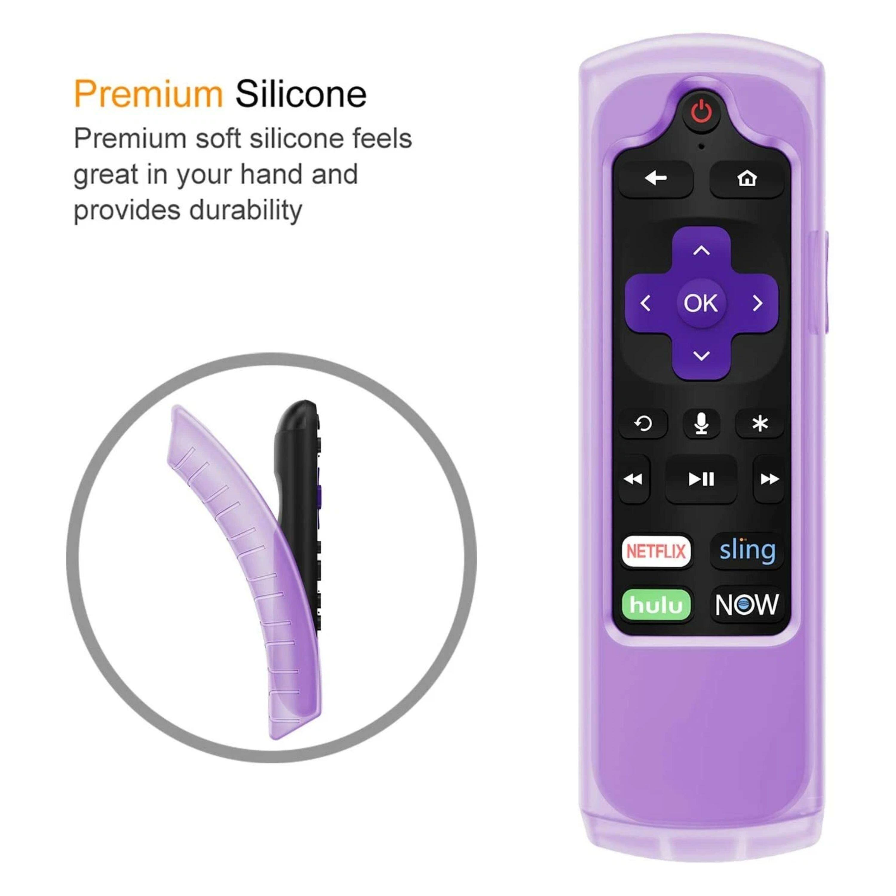 Premium Silicone  
Premium soft silicone feels great in your hand and provides durability  

OK NETFLIX sling hulu NOW