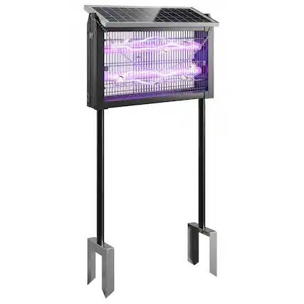 Front. Outsunny - Zapper Outdoor, 3500 V Electric Zapper with 14 ft Cord - Black.