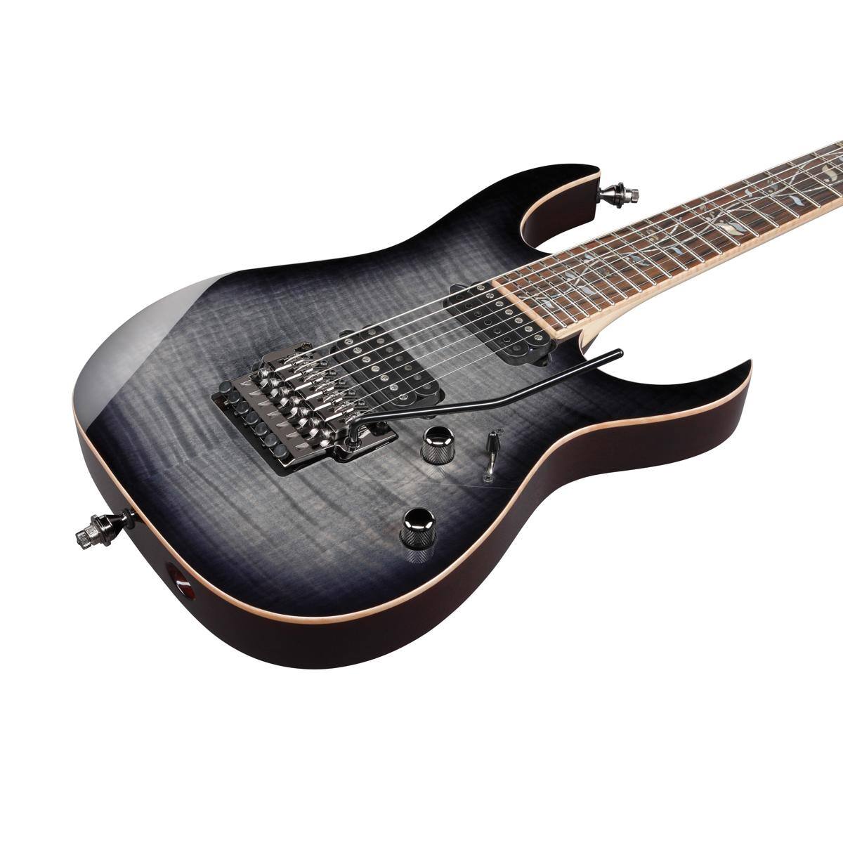 Alt View 5. Ibanez - Ibanez RG j.custom Series RG8527 7-String Electric Guitar, Black Rutile.