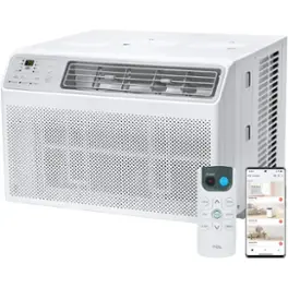 TCL - 450 Sq. Ft. 10,000 BTU Smart Window Air Conditioner - white
