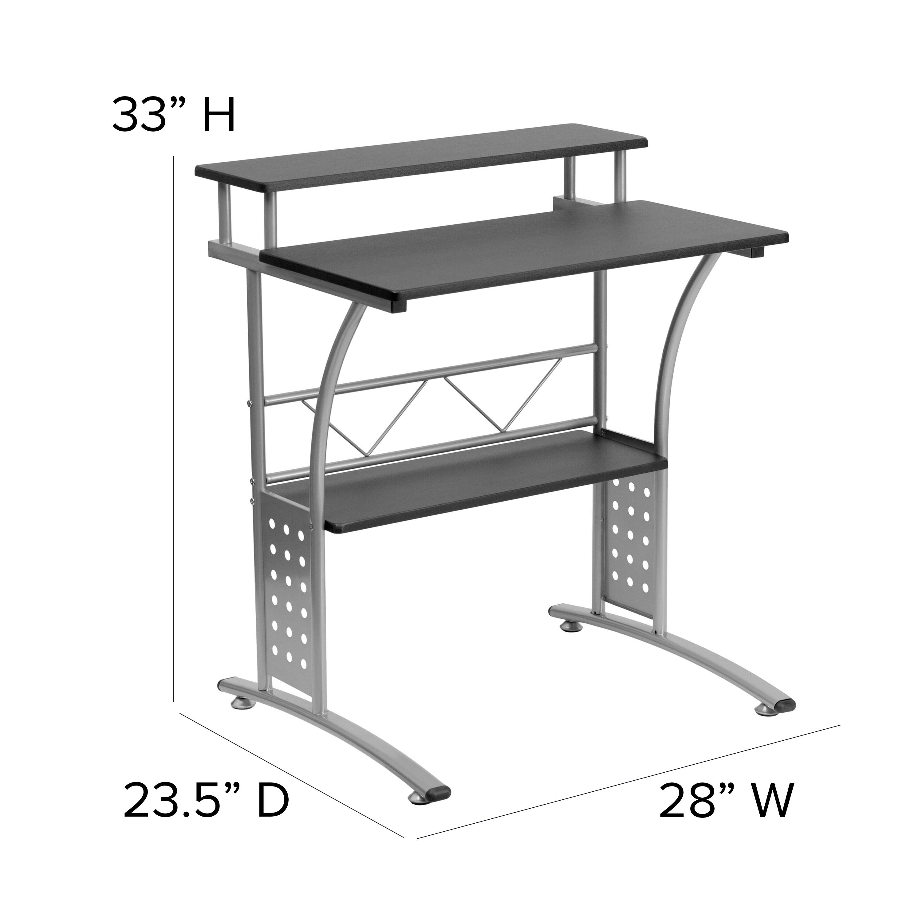 33" H  
23.5" D  
28" W