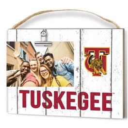 Jardine - Tuskegee Golden Tigers 8'' x 10'' Weathered Clip It Frame - White