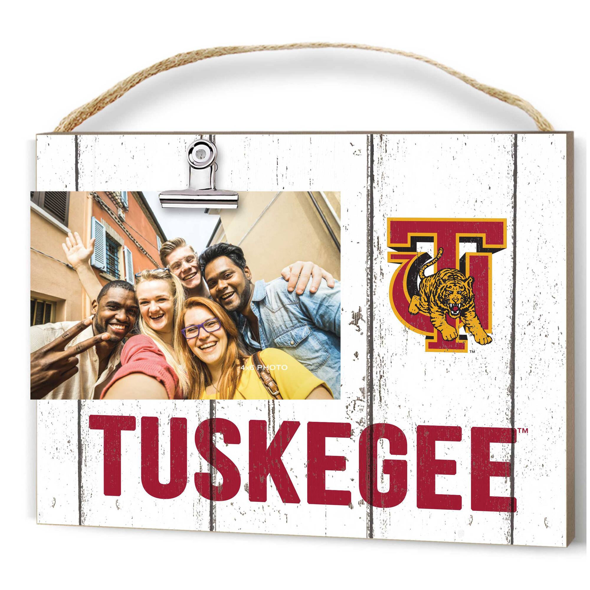 Tuskegee Golden Tigers 8'' x 10'' Weathered Clip It Frame