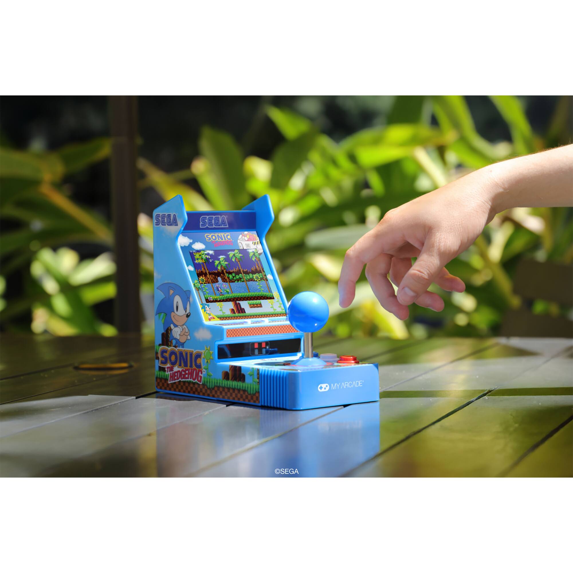 Sonic The Hedghog Joystick Player Portable Retro Arcade DGUNL-7157