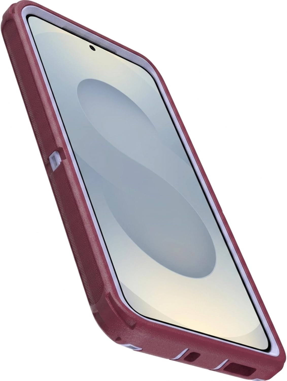 Back. OtterBox - OtterBox - Defender Series Pro Hard Shell for Samsung Galaxy S25+ - Plum Mist (Pink & Blue).