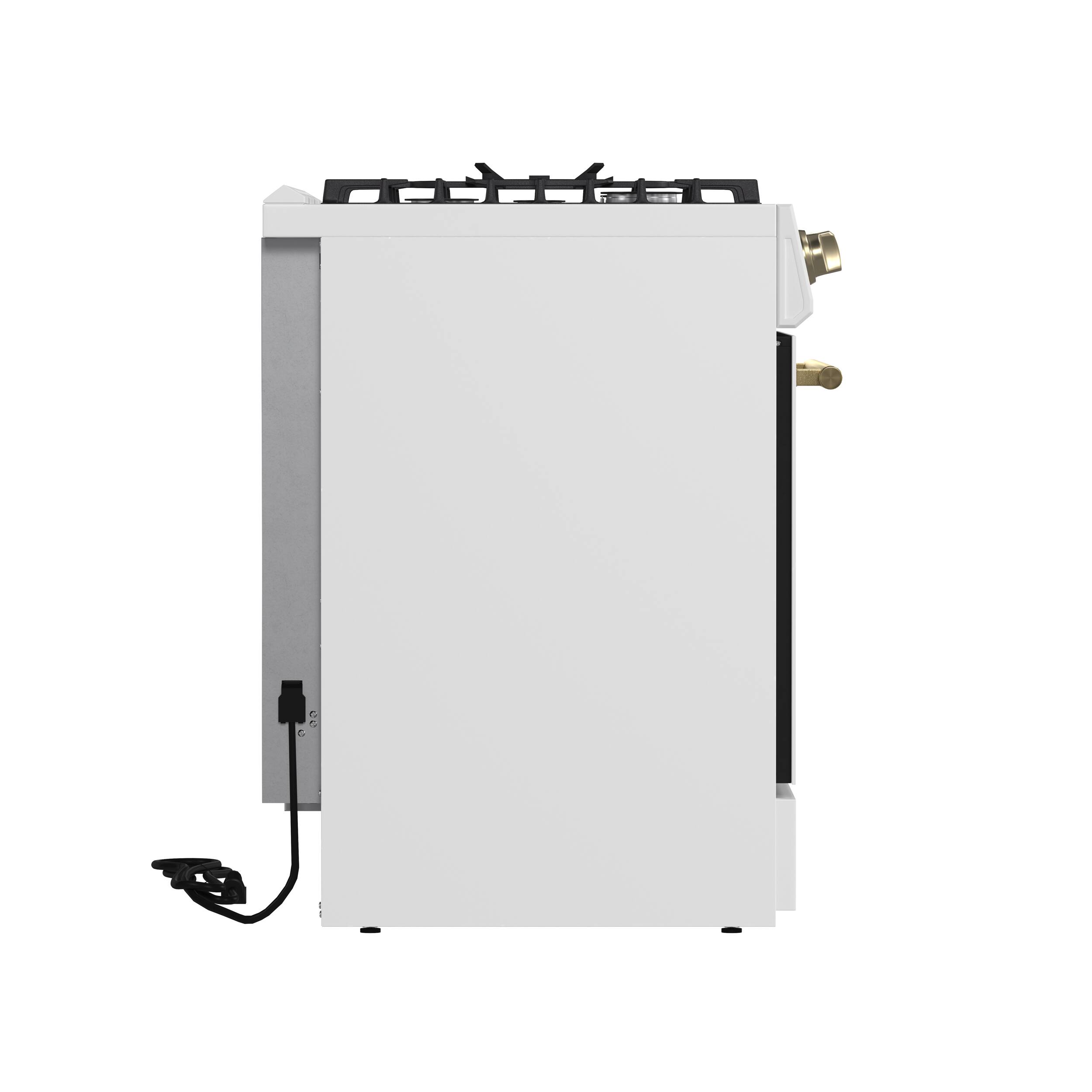 Left. Forno Appliances - Leonardo 5 Cu. Ft. Freestanding Gas Convection Range with LP Conversion Kit - White.