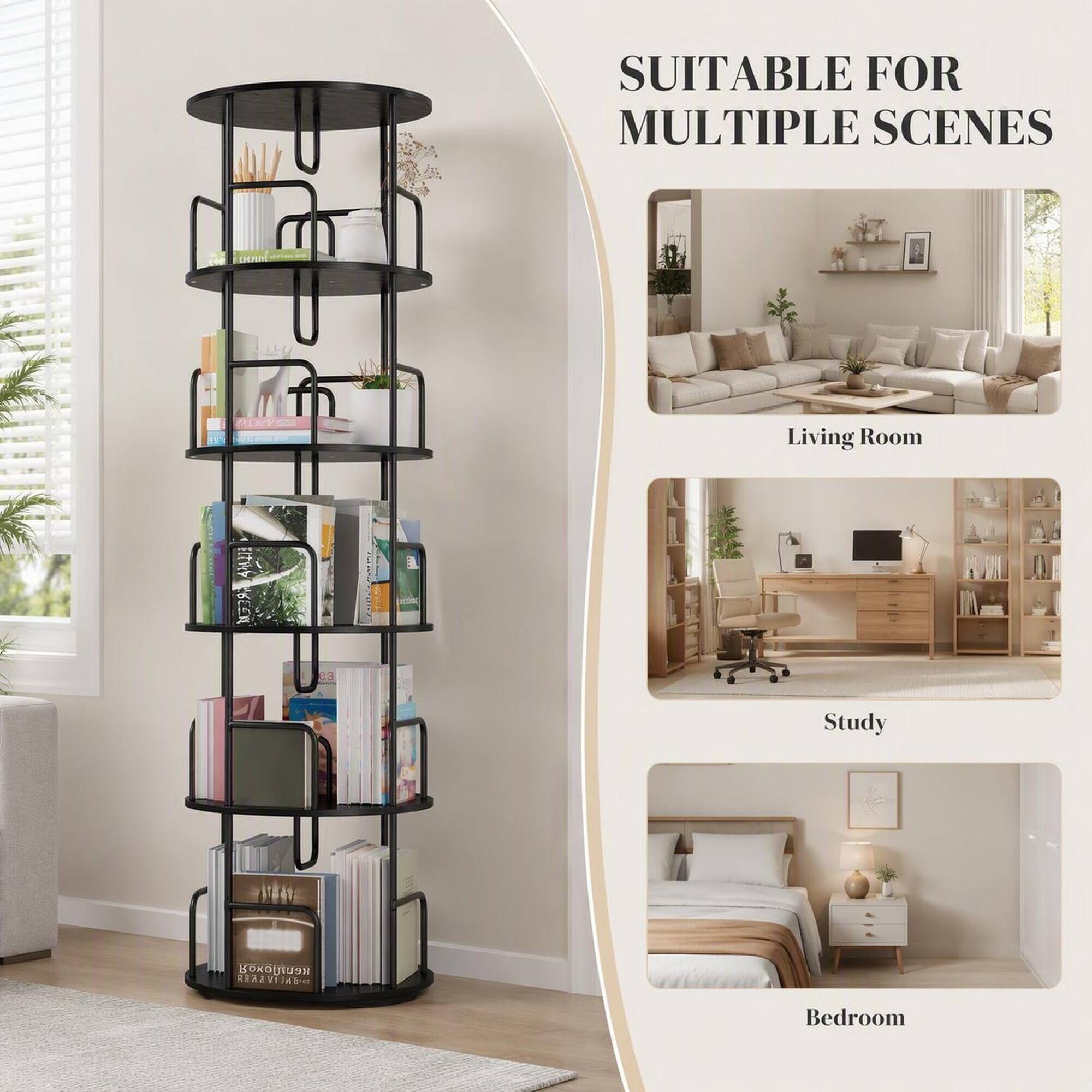 SUITABLE FOR MULTIPLE SCENES

Living Room

Study

Bedroom