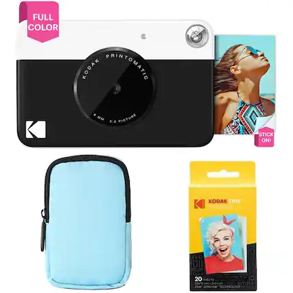 FULL COLOR KODAK PRINTOMATIC 8 MM 3:2 PICTURE STICK ON! KODAK ZINK Photo Paper live ZINK COLOR ECO-PROOF 20 SHEETS 50476 mm 2x3 inch SMILE ZINK ZERO INK TECHNOLOGY