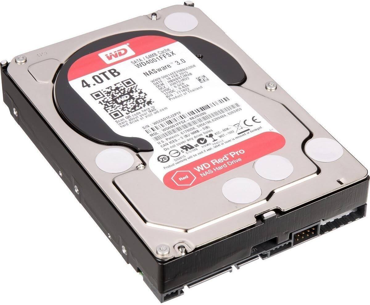 Western Digital - 3.9TB Internal 7200RPM 3.5" (WD4001FFSX) NAS