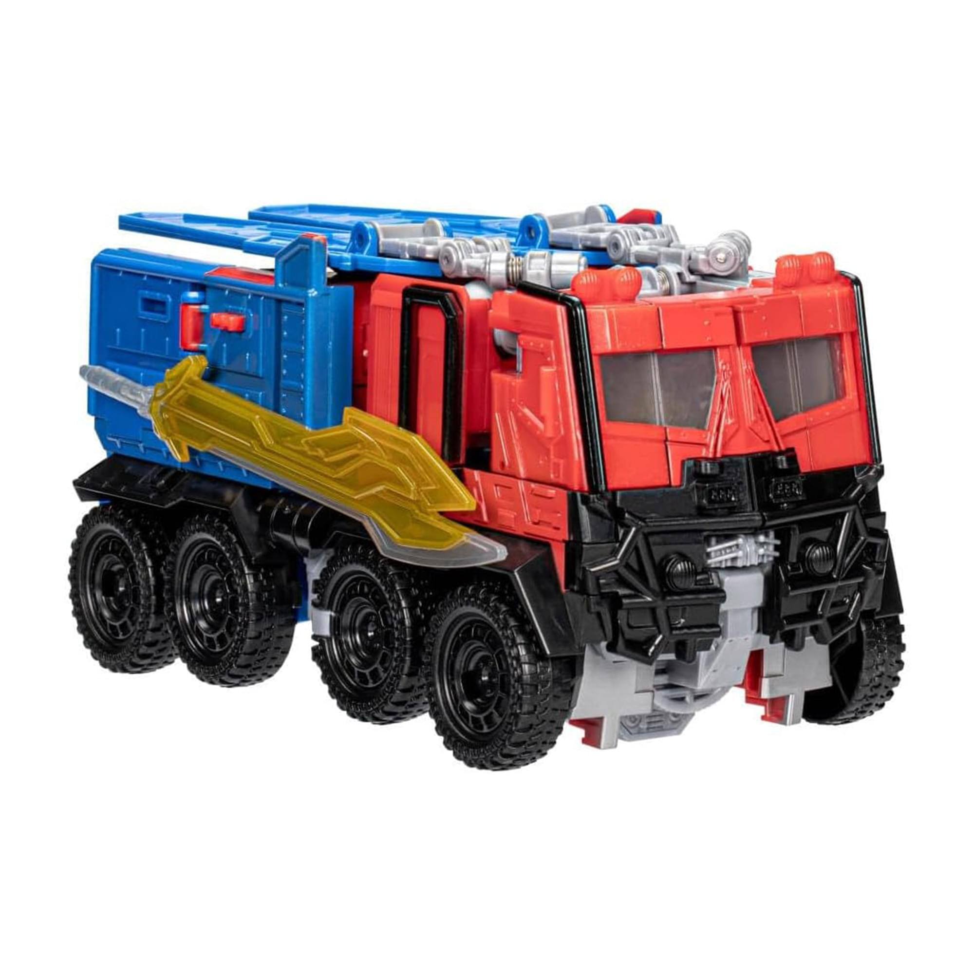 Alt View 2. Hasbro - Transformers: Rise of the Beasts Beast-Mode Optimus Prime - Red.