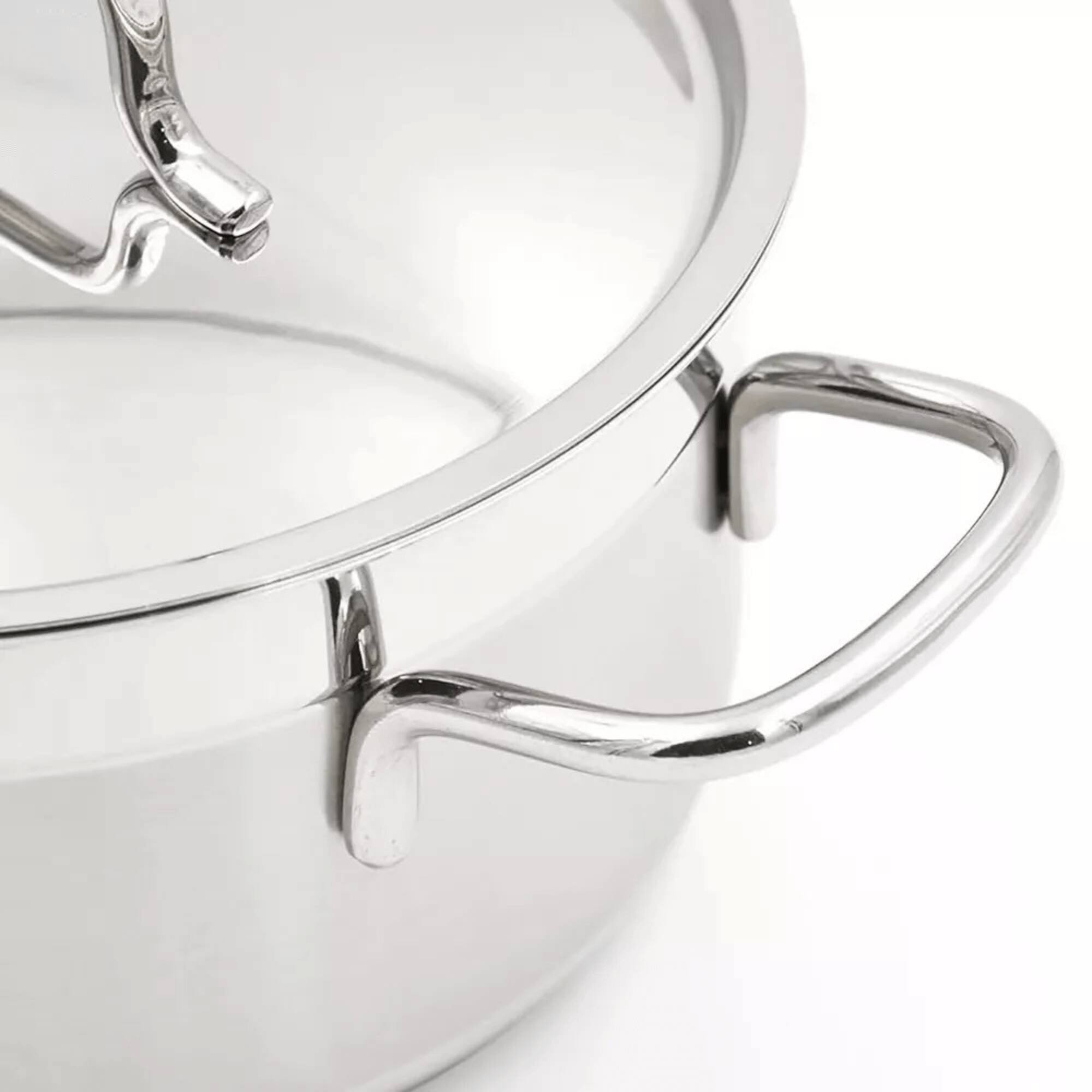 Alt View 2. Korkmaz - 14L Extra-Deep Stainless Steel Casserole Dish - Silver.