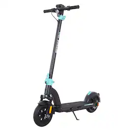 GoTrax - G4 PRO Adult Electric Scooter with 10"solid tires, 36V 10.4Ah, 20mph, 25mile Range, 264 lbs Max Load - CYAN
