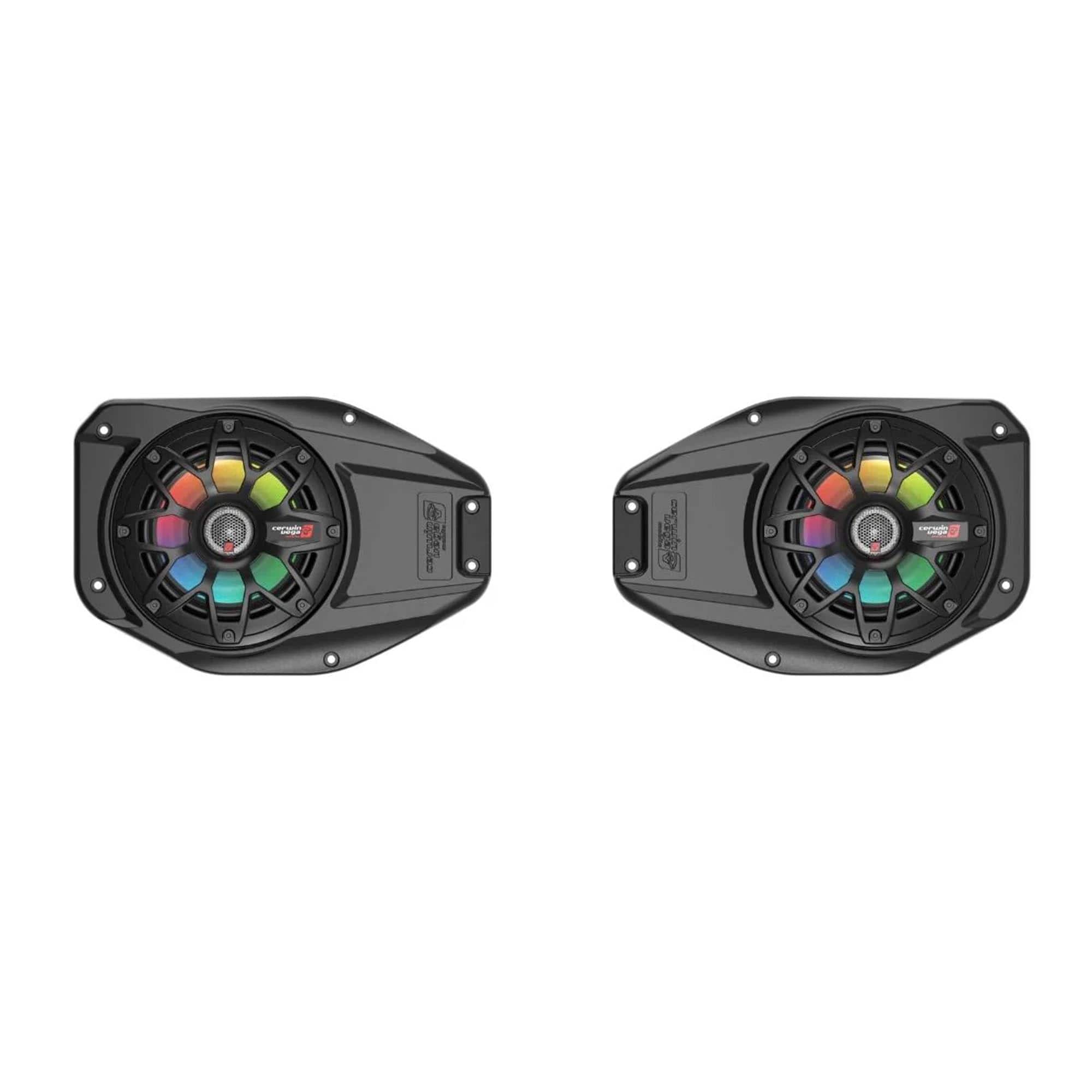 Cerwin Vega - Cerwin-Vega RVJP65 6.5” Overhead Speaker Kit Compatible With 2018+ JL / Gladiator - Black/Gray