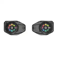Front. Cerwin Vega - Cerwin-Vega RVJP65 6.5” Overhead Speaker Kit Compatible With 2018+ JL / Gladiator - Black/Gray.