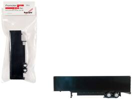 48ft Moving Van Trailer 1/87 (HO) Plastic Model by Promotex - Black