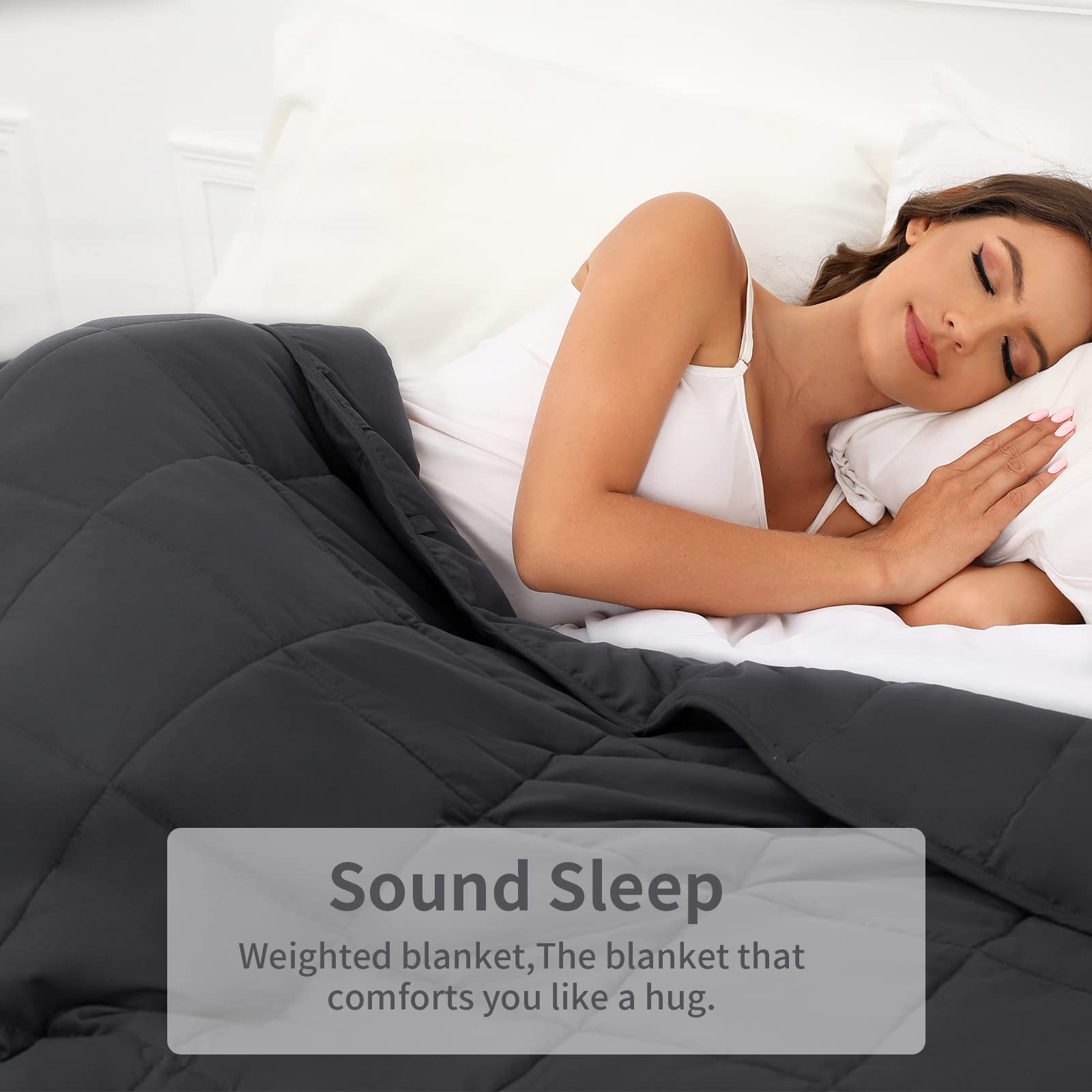 Sound Sleep  
Weighted blanket, The blanket that comforts you like a hug.