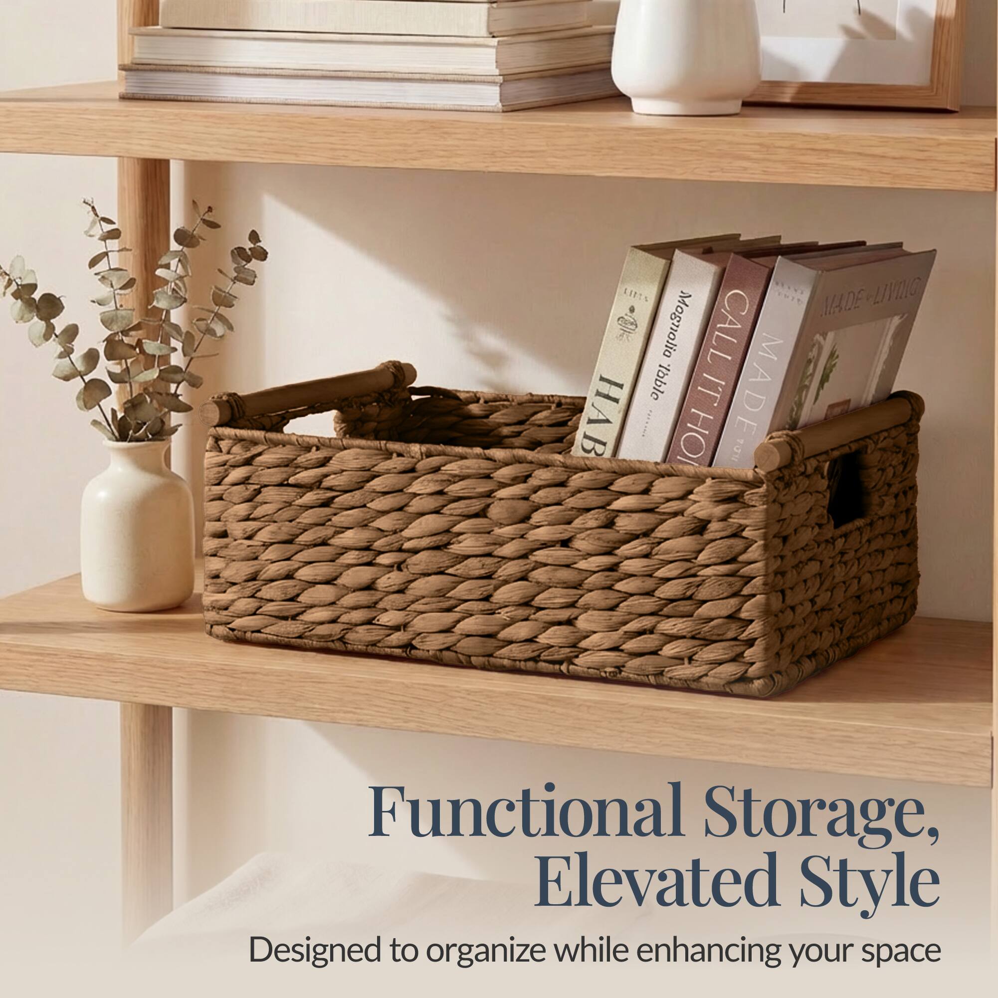Functional Storage, Elevated Style  
Designed to organize while enhancing your space