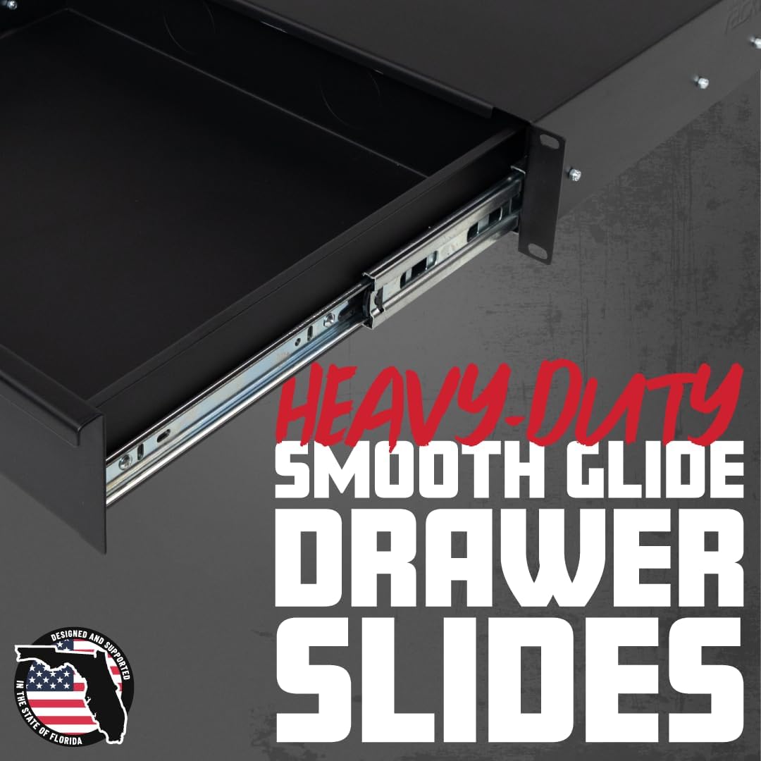 HEAVY-DUTY SMOOTH GLIDE DRAWER SLIDES

DESIGNED AND SUPPORTED IN THE STATE OF FLORIDA