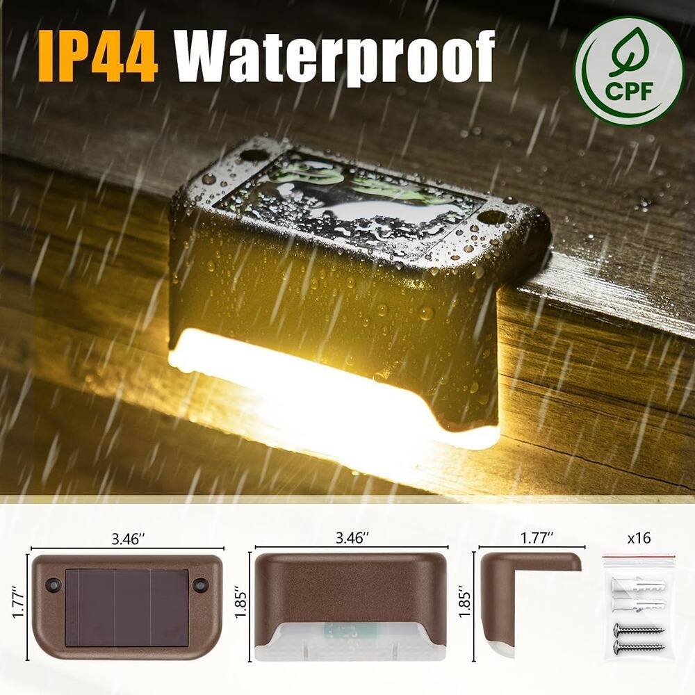 IP44 Waterproof  
CPF  
3.46" x 3.46" x 1.77"  
1.85" x 1.85"  
x16