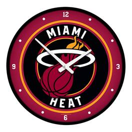 The Fan-Brand - Miami Heat 17.5" Modern Disc Wall Clock - Multicolor