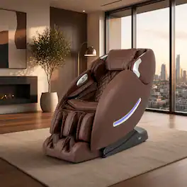 Osaki - 4000XT Zero Gravity Massage Chair with Tension Sensors - Brown