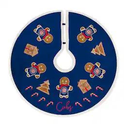 Pegasus - Chicago Cubs Gingerbread Tree Skirt - Multicolor