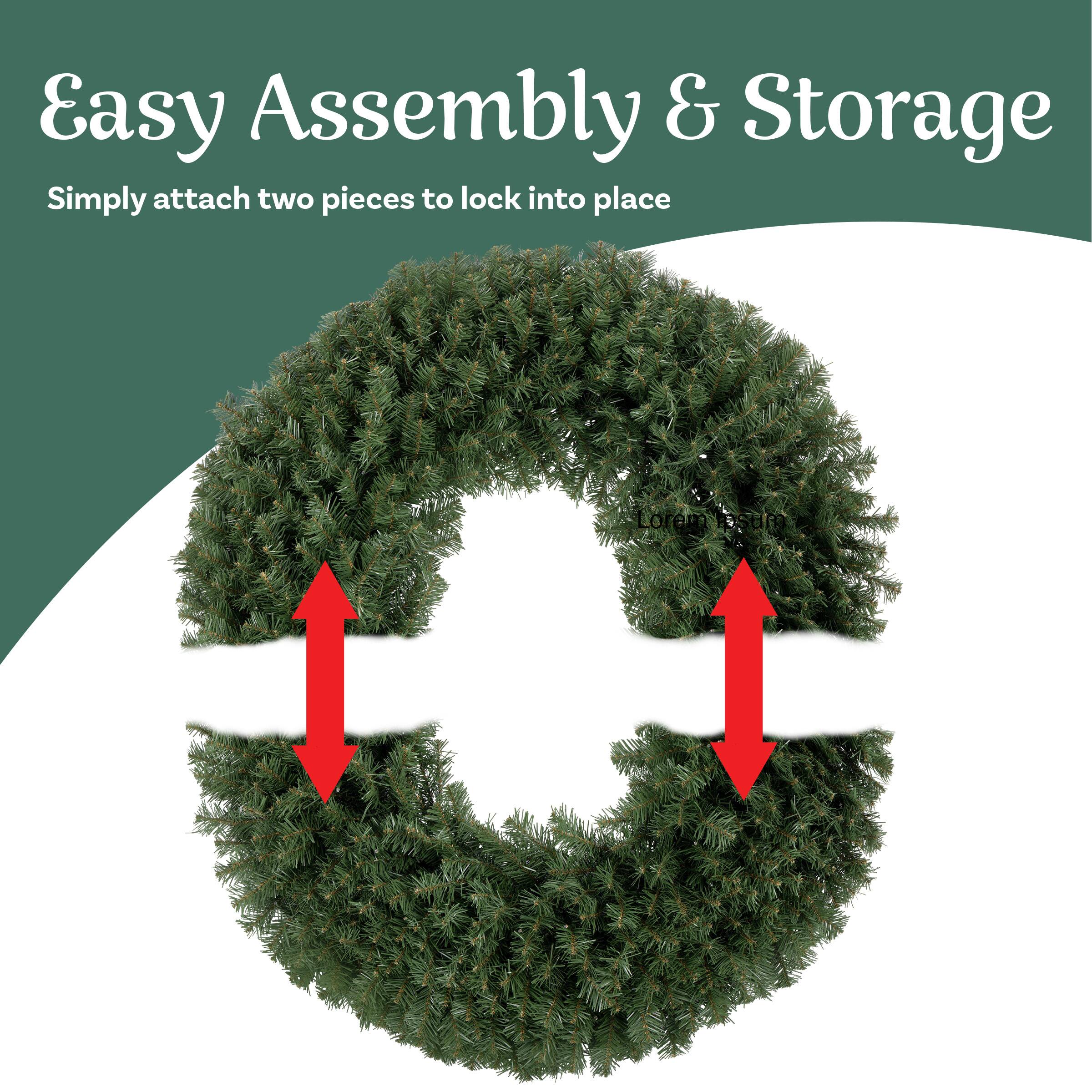 Easy Assembly & Storage  
Simply attach two pieces to lock into place