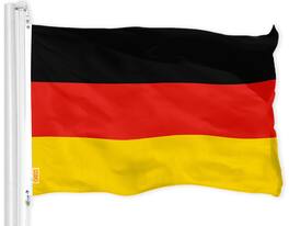 G128 - Germany Flag 150D Printed Polyester 3x5 Ft - Assorted Colors