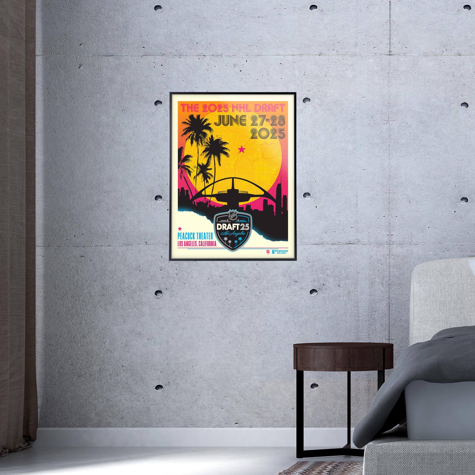 The 2025 NHL Draft  
June 27-28, 2025  
Peacock Theater  
Los Angeles, California  

Draft25