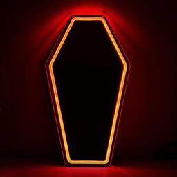 Coffin Neon Mirror_M-CF