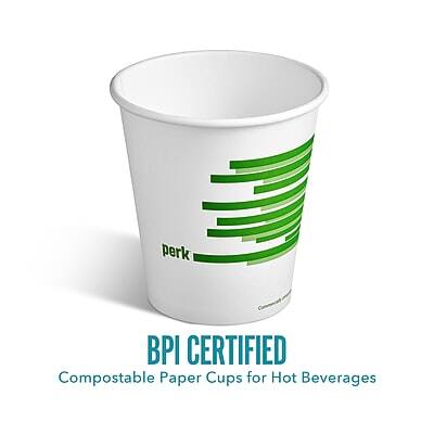 BPI CERTIFIED  
Compostable Paper Cups for Hot Beverages