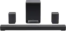 Front. TCL - S-Class S65K 5.1 Channel Dolby Atmos Soundbar with Wireless Subwoofer (2026) - Charcoal.