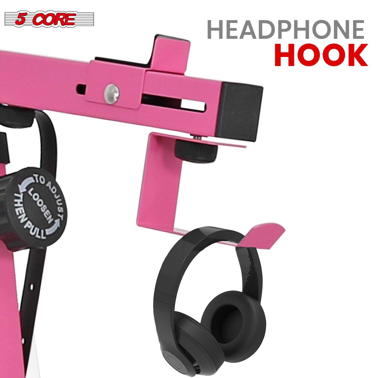 5 CORE

HEADPHONE HOOK

TO ADJUST THEN LOOSEN THEN PULL