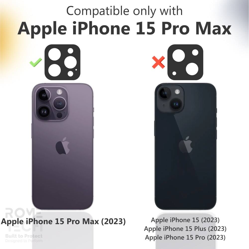 Compatible only with Apple iPhone 15 Pro Max  
Apple iPhone 15 Pro Max (2023)  
Apple iPhone 15 (2023)  
Apple iPhone 15 Plus (2023)  
Apple iPhone 15 Pro (2023)