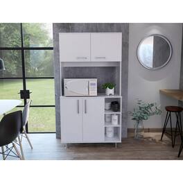 TuHome - Kitchen Pantry - White