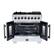Alt View 8. Forno Appliances - 36 in. Wide 6 Burner Capriasca 5.36 Cu. Ft. Dual Fuel Freestanding Range with French Door Design - White.