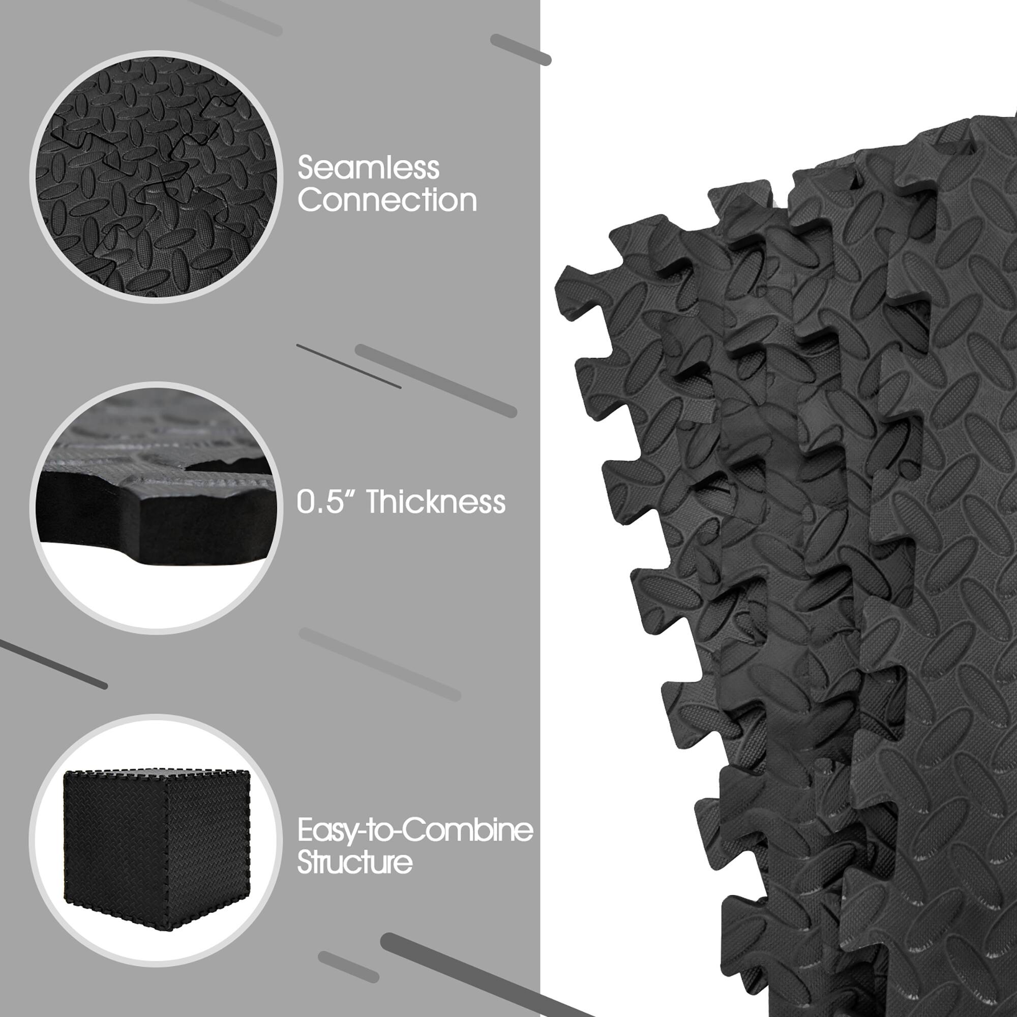 Seamless Connection  
0.5" Thickness  
Easy-to-Combine Structure