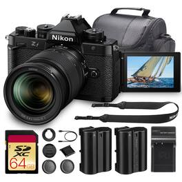 Nikon - Zf Full-Frame Mirrorless Camera with 24-70mm f/4 Lens (5pc Bundle)