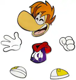 Youtooz - Rayman Pin Set - Collectibles - Multicolor