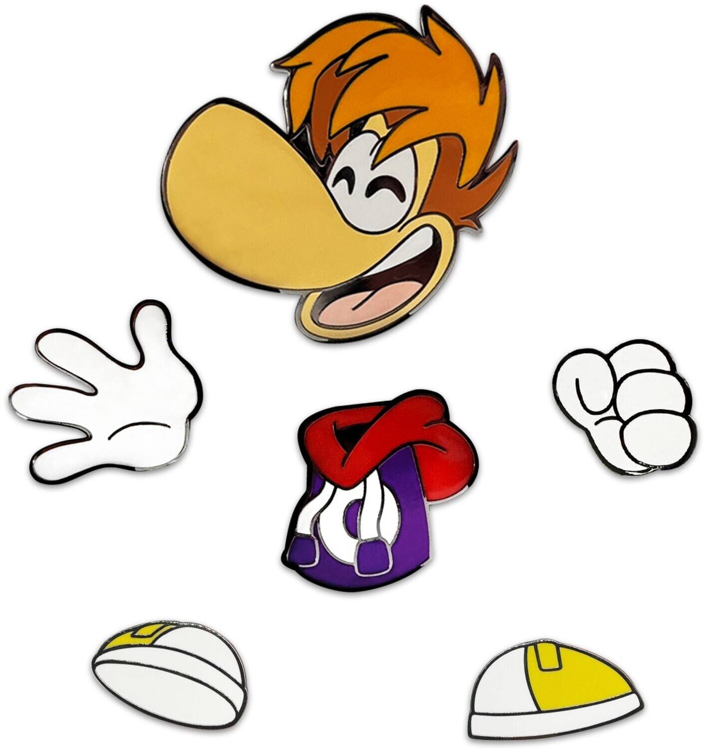 Front. Youtooz - Youtooz - Rayman Pin Set   - Collectibles - Multicolor.